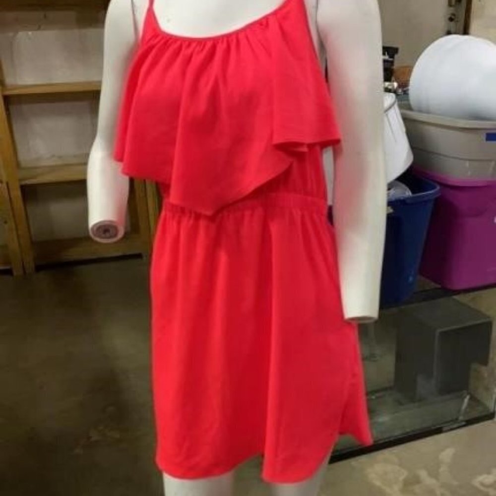 BOGO American Eagle Vibrant Red chiffon mini dress spring summer dress size M